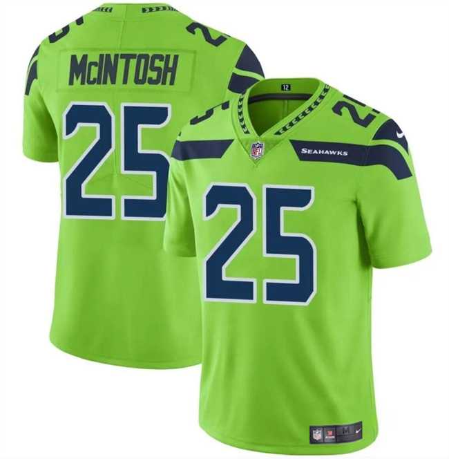 Men & Women & Youth Seattle Seahawks #25 Kenny McIntosh Green Vapor Limited Football Stitched Jersey->san francisco 49ers->NFL Jersey